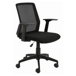 Cadeira Escritório Giratória Tela MEET - Cor Preta 33124