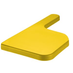 Prancheta Escolar PLÁSTICO AMARELO Lado Direito - PMD - 72093