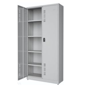 Armário de Aço POP c/ Portas - PA 90 - CHAPA GROSSA # 22 - 1,98x0,90x0,40m - W3 - CZ/CZ - 18010