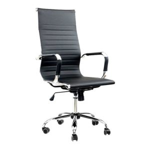 Cadeira Presidente Charles Eames Esteirinha - COR PRETA - 32997